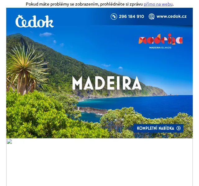 Čedok: Last minute Madeira – přímý let, vše v ceně – červen 2026 | Nuslet.cz
