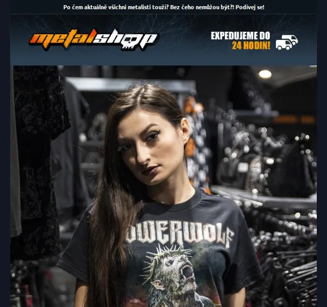 METALSHOP: Bestsellery Powerwolf a Metallica – červen 2026 | Nuslet.cz