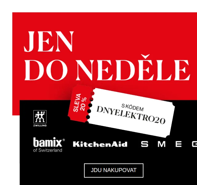Potten & Pannen: Sleva 20 % na KitchenAid, SMEG a další – červen 2026 | Nuslet.cz