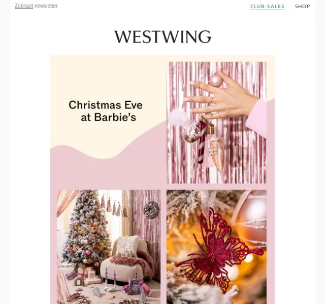 Westwing: Vánoční výprodej s glamurom – červenec 2026 | Nuslet.cz