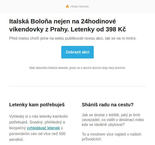Cestujlevne.com: Italská Boloňa od 398 Kč – červen 2026 | Nuslet.cz