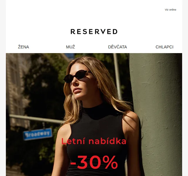 RESERVED: -30 % na vybrané produkty – červen 2026 | Nuslet.cz