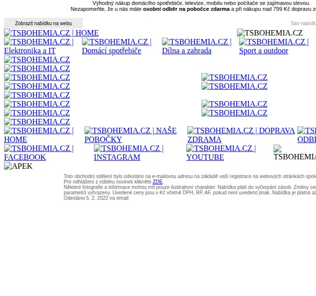 TSBOHEMIA.CZ: Únor plný slev – červen 2026 | Nuslet.cz
