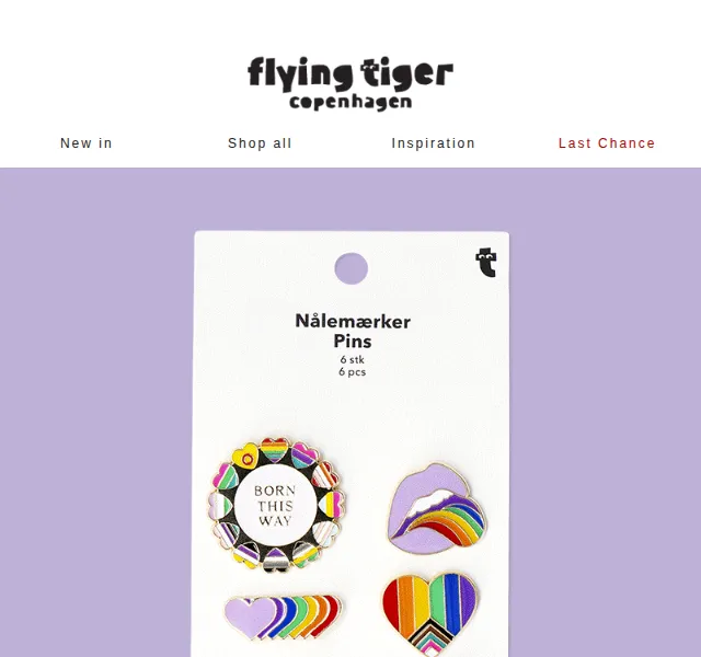Flying Tiger Copenhagen: Pride kolekce – červen 2026 | Nuslet.cz