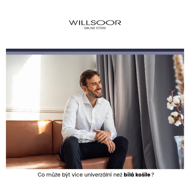 Košile Willsoor: bílé košile must have – červen 2026 | Nuslet.cz