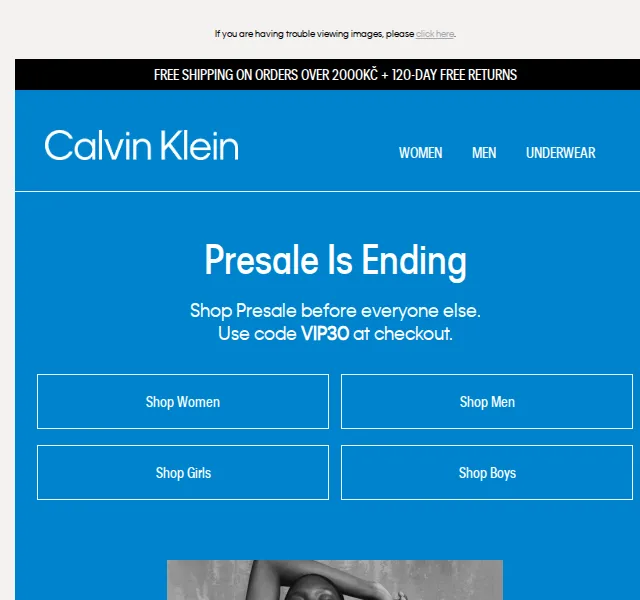 Calvin Klein: VIP výprodej až 30 % – červen 2026 | Nuslet.cz