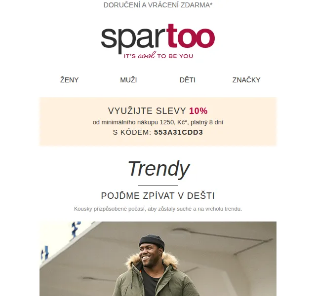 Spartoo: Sleva 10 % na boty + doprava zdarma – červen 2026 | Nuslet.cz