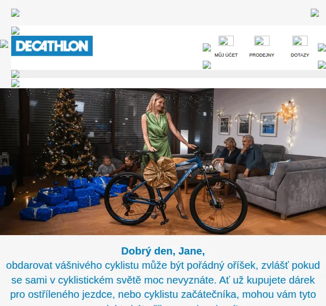 Decathlon: Dárky pro cyklisty – batoh, držák, kolo od 49 Kč – červen 2026 | Nuslet.cz
