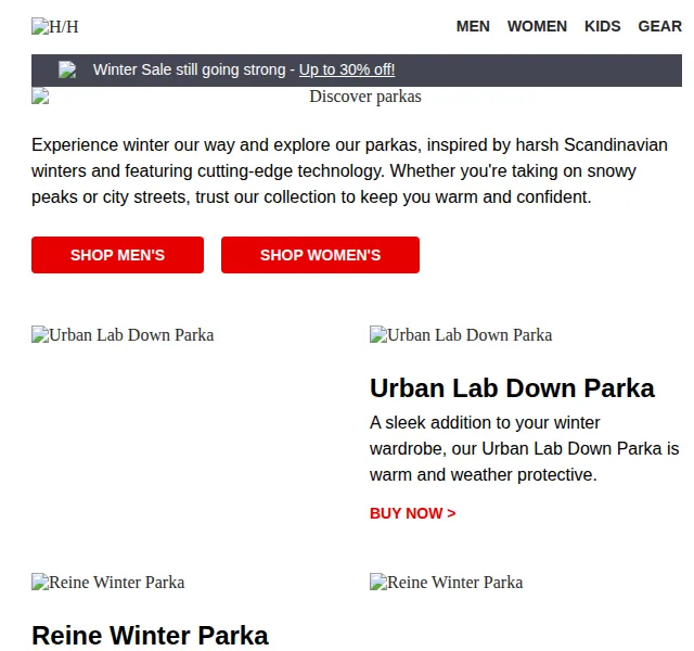 Helly Hansen: Zimní parky až 30 % sleva – červenec 2026 | Nuslet.cz