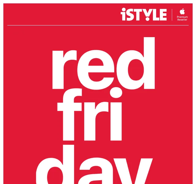 iSTYLE: Red Friday slevy na Apple – březen 2022 | Nuslet.cz