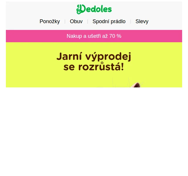 Dedoles: Nové produkty v jarním výprodeji – slevy až 70 % – červen 2026 | Nuslet.cz