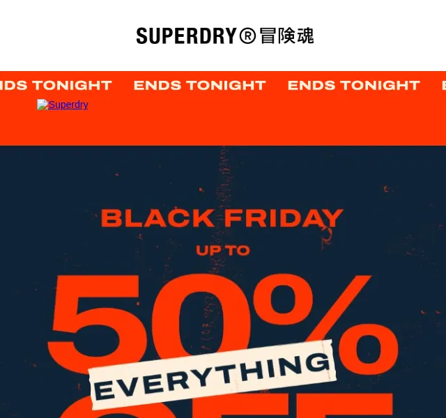 Superdry: vše až 50% sleva – červen 2026 | Nuslet.cz