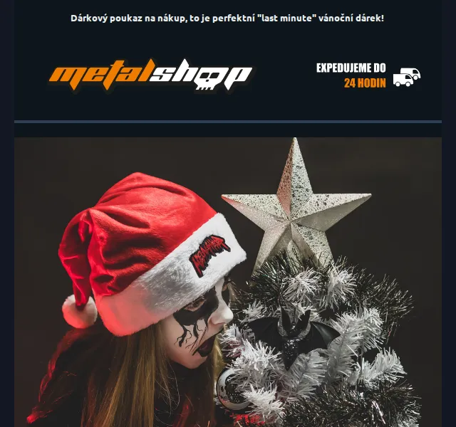 METALSHOP: dárkové poukazy od 500 Kč – červen 2026 | Nuslet.cz