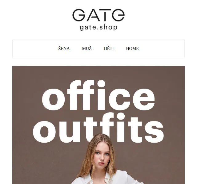 Gate.shop: Office look oblečení – duben 2026 | Nuslet.cz