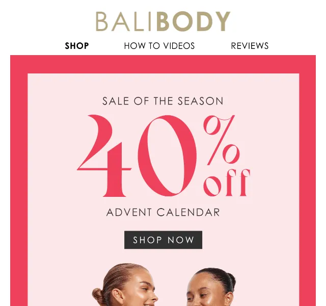 Bali Body: 40% sleva na Advent Calendar – červen 2026 | Nuslet.cz