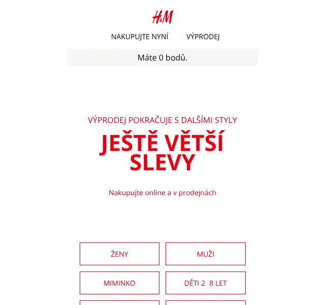 H&M Fashion: Výprodej s dalšími slevami – červen 2026