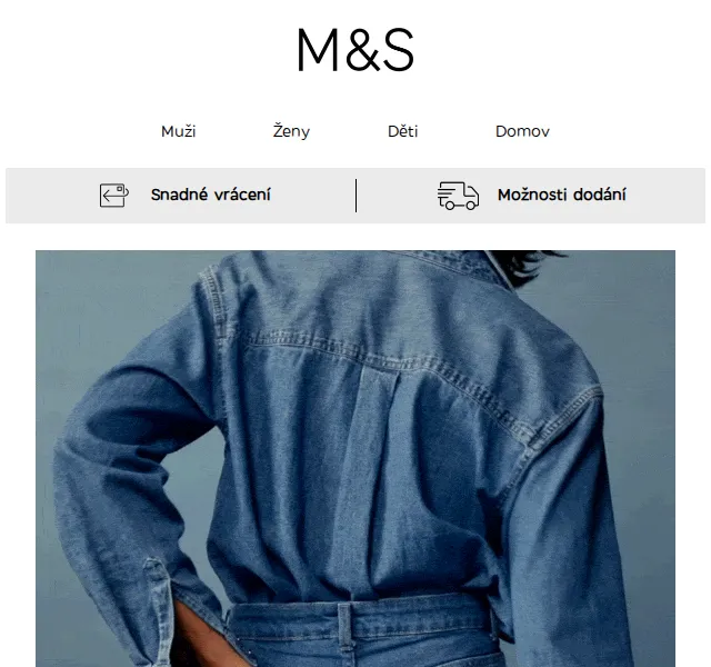 Marks and Spencer: Denim kolekce džíny a bundy – červen 2026 | Nuslet.cz