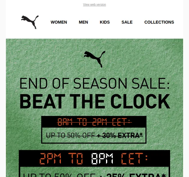 PUMA: Sleva až 50 % + extra 25 % – červenec 2026 | Nuslet.cz