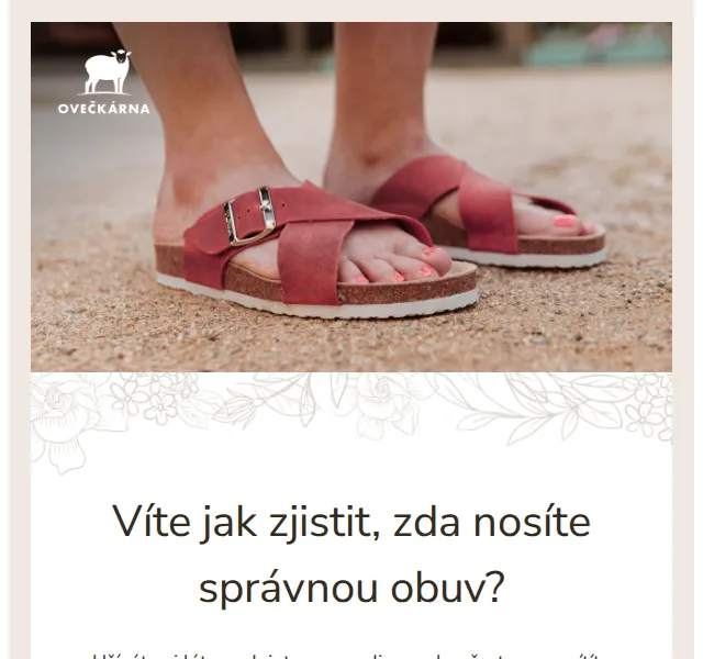 Ovečkárna: Pohodlná obuv pro léto – červenec 2026 | Nuslet.cz