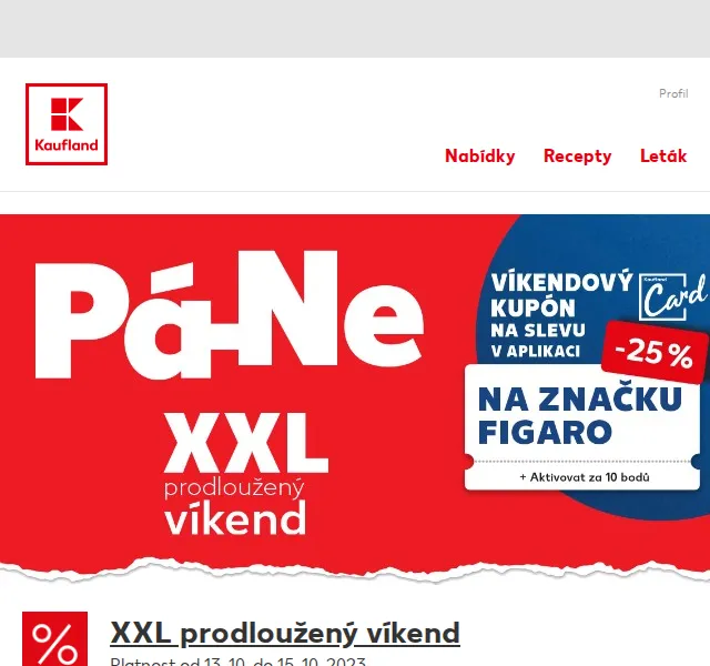 Kaufland: Jablka 5 kg za 99,90 Kč – červen 2026 | Nuslet.cz