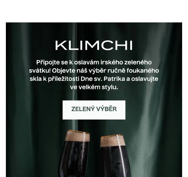 KLIMCHI: Sklenice Shadows Champagne – červen 2026 | Nuslet.cz