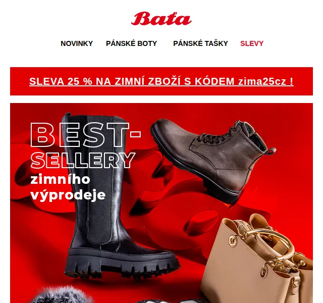 Baťa: Bestsellery zimního výprodeje – červen 2026 | Nuslet.cz