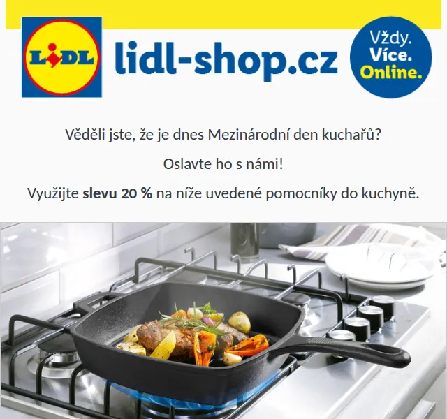 Lidl: Sleva 20 % na kuchyňské pomocníky – říjen 2022 | Nuslet.cz
