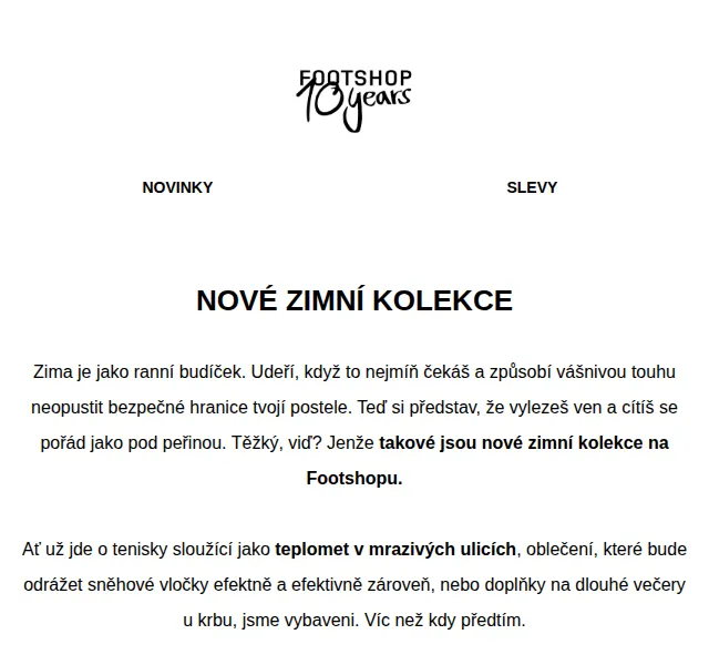 Footshop: Hřejivé zimní kolekce – červen 2026 | Nuslet.cz