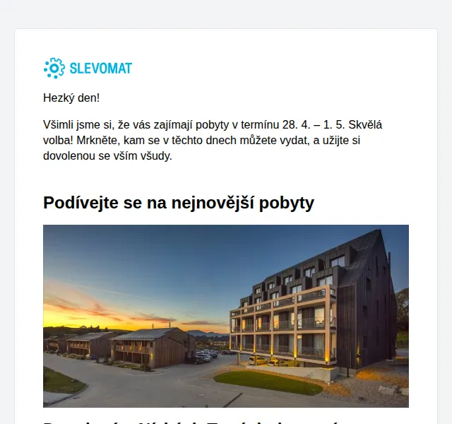 Slevomat: luxusní resorty s wellness od 2 580 Kč – červen 2026 | Nuslet.cz