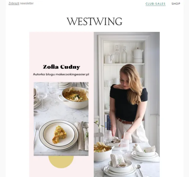 Westwing: kulinářské fotografie a slevy až -70 % – červen 2026 | Nuslet.cz
