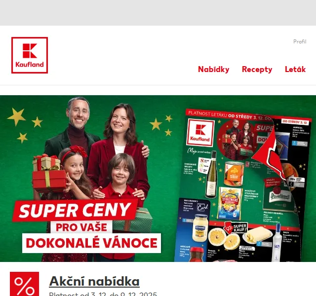 Kaufland: Fidorka a Pilsner Urquell v akci – prosinec 2025 | Nuslet.cz
