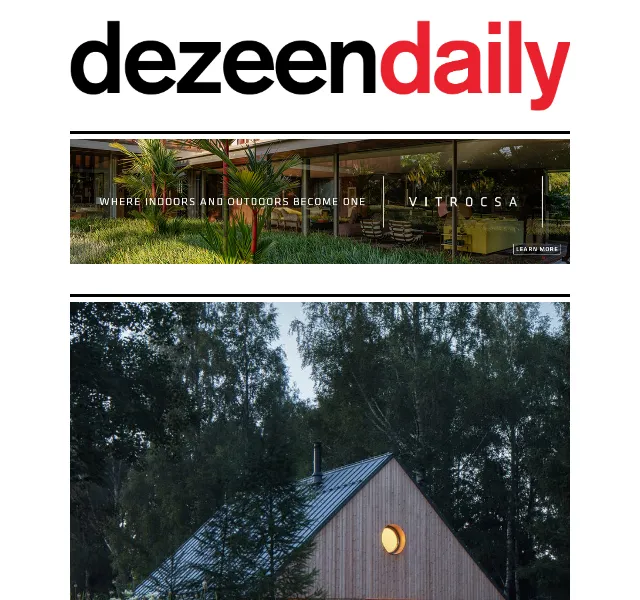 Dezeen Daily: Nejlepší domy října – inspirace pro váš domov