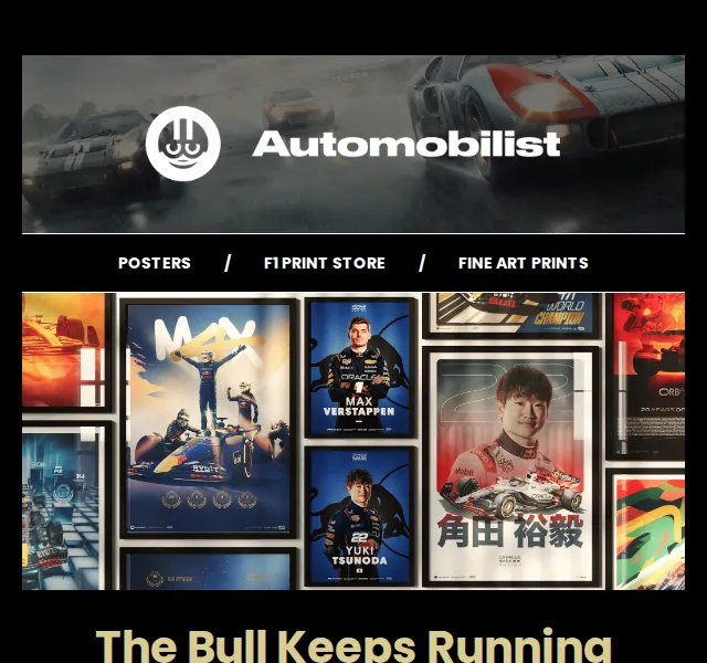 Automobilist: Plakáty Oracle Red Bull Racing – červen 2026 | Nuslet.cz