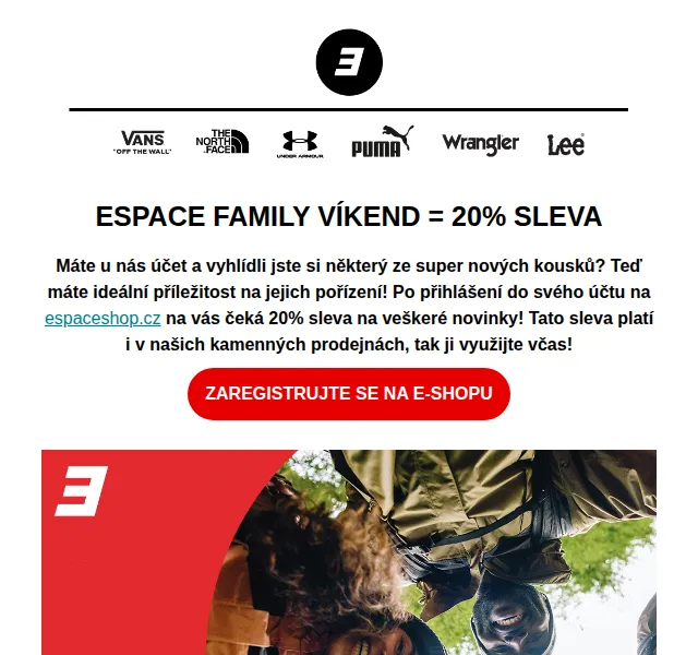 ESPACE: 20% sleva na novinky – červen 2026 | Nuslet.cz