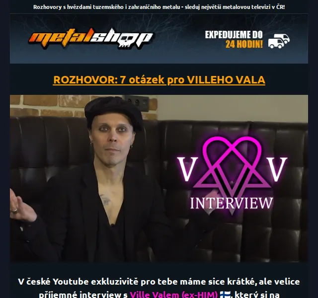 METALSHOP: Rozhovory s hvězdami metalu – červen 2026 | Nuslet.cz
