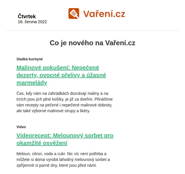 Vaření.cz: Malinový cheesecake a desítky nových receptů – červen 2022 | Nuslet.cz