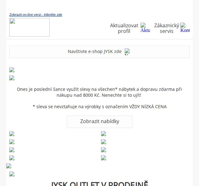 JYSK: Dny nábytku končí – červen 2026 | Nuslet.cz