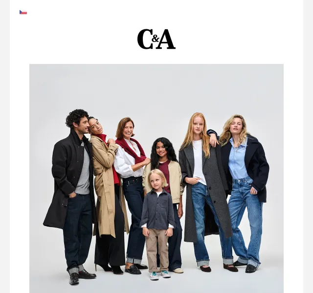 C&A: Kolekce ke 185. výročí – oblečení pro rodinu