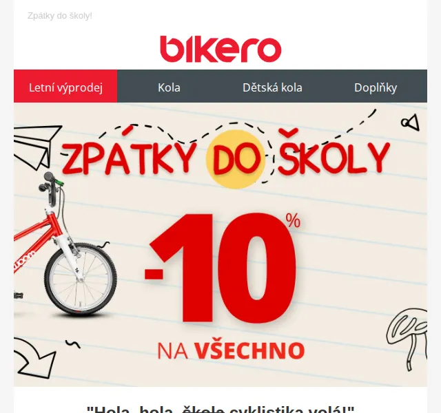 czbikero: 10% sleva na kola a cyklovýbavení – červenec 2026 | Nuslet.cz