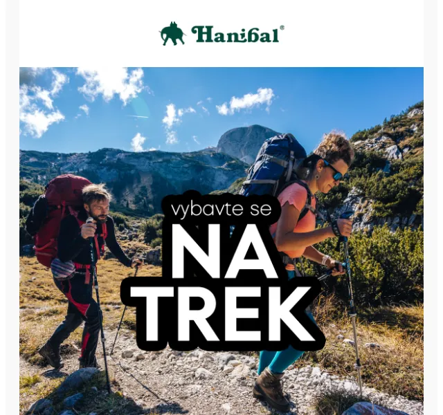 Hanibal: Výbava na trek – Patizon, Hilleberg, MSR – říjen 2026 | Nuslet.cz