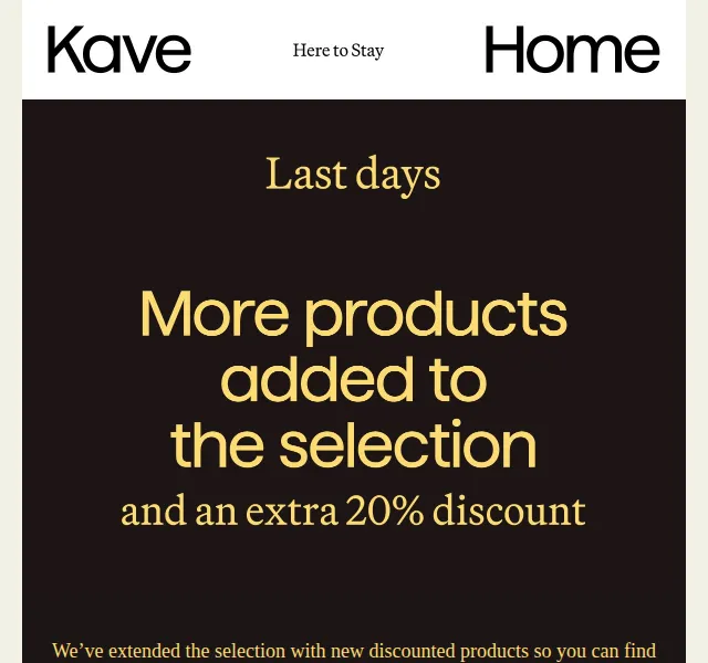Kave Home Sale: Slevy až 50 % + extra 20 % – červen 2026 | Nuslet.cz