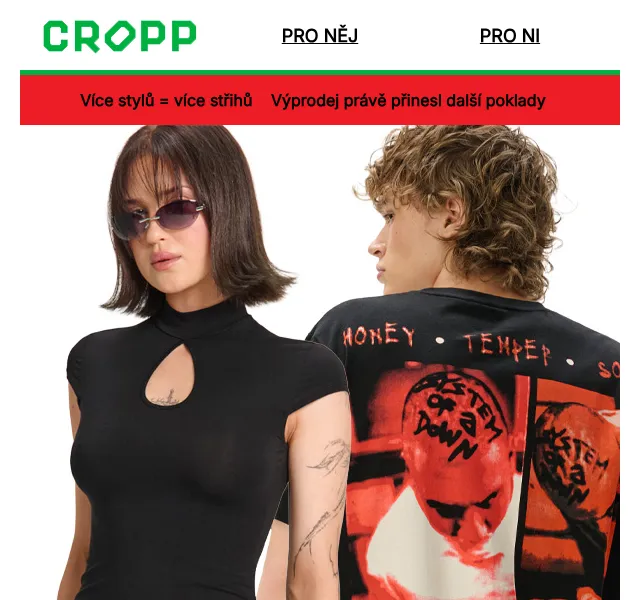 Cropp: Letní výprodej – červenec 2026 | Nuslet.cz