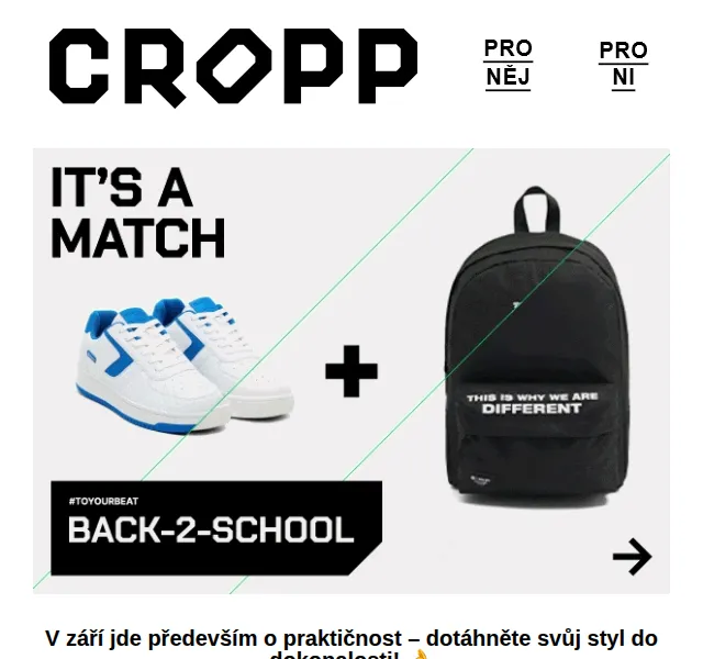 Cropp: pohodlné boty a batohy – červenec 2026 | Nuslet.cz