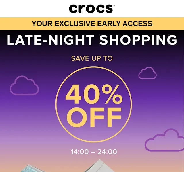 Crocs: Early Access slevy až 40 % – červen 2026 | Nuslet.cz