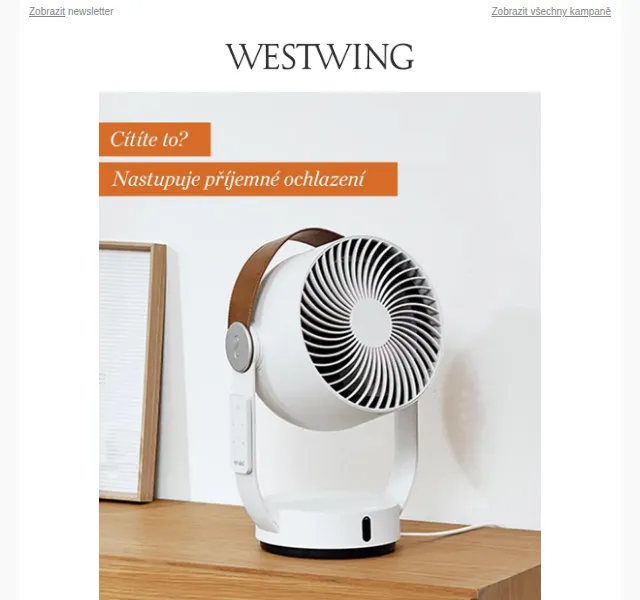 Westwing: Ventilátory a letní bydlení – červen 2026 | Nuslet.cz