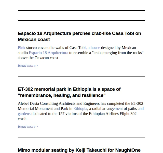 Dezeen Daily: Architektonický newsletter – červen 2026 | Nuslet.cz