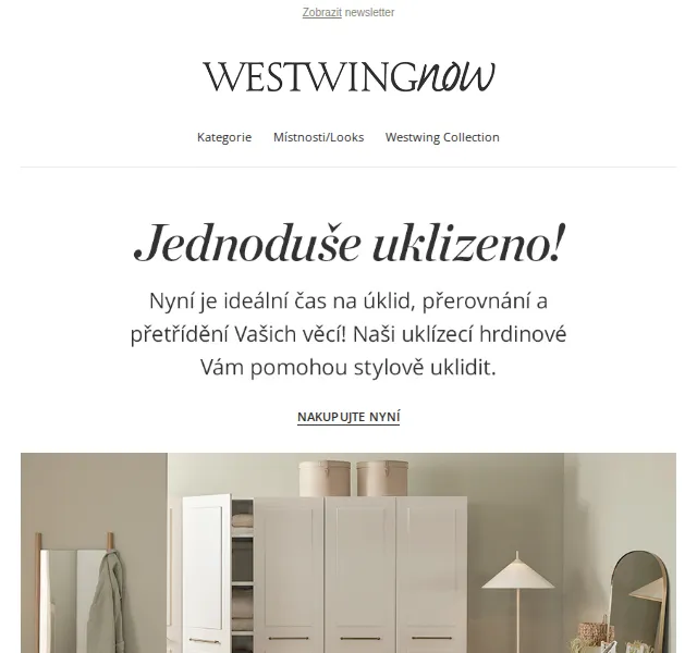 WestwingNow: stylový úložný nábytek – červen 2026 | Nuslet.cz