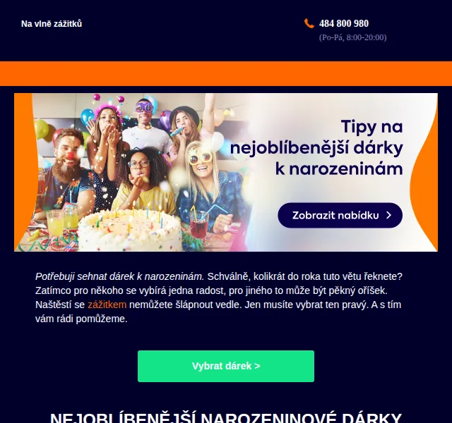 Adrop: Zážitkové dárky k narozeninám – červen 2026 | Nuslet.cz