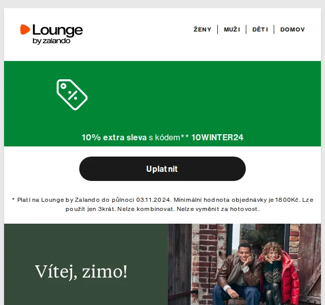 Lounge by Zalando: 10% extra sleva na The North Face, BOSS a Bogner – červenec 2026 | Nuslet.cz