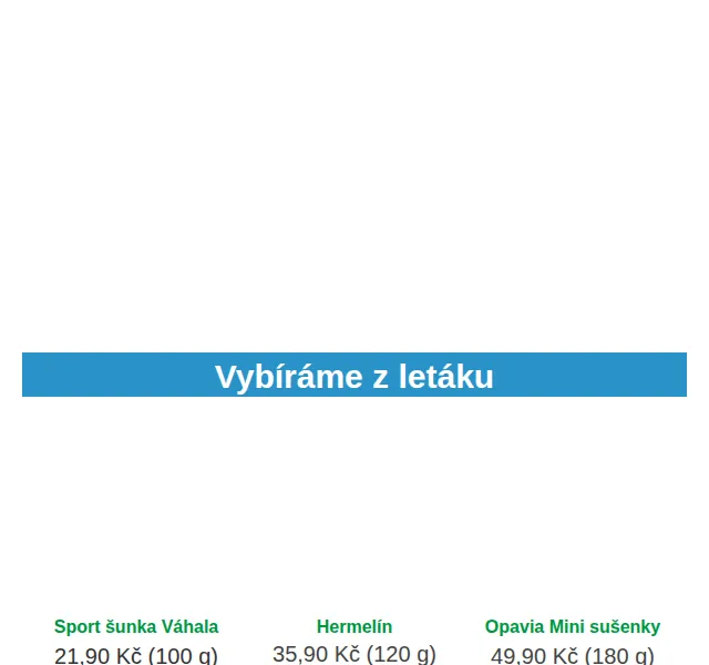 Váš HRUŠKA tým: leták 24.9.–30.9. 2024 – šunka 21,90 Kč | Nuslet.cz
